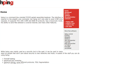 Desktop Screenshot of hping.org